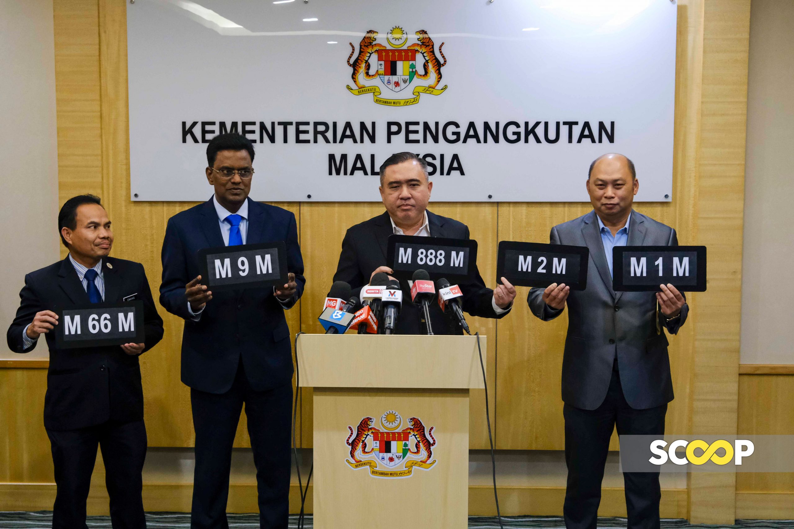 Bid for ‘M1M’ plate number over RM500,000 on first day