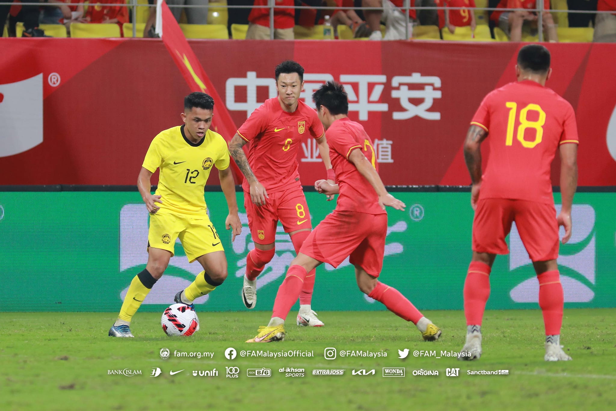 Harimau Malaya hold on for impressive friendly draw with China