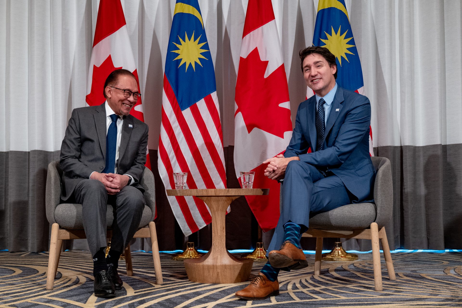 Anwar, Trudeau bincang langkah perkukuh perdagangan, pelaburan