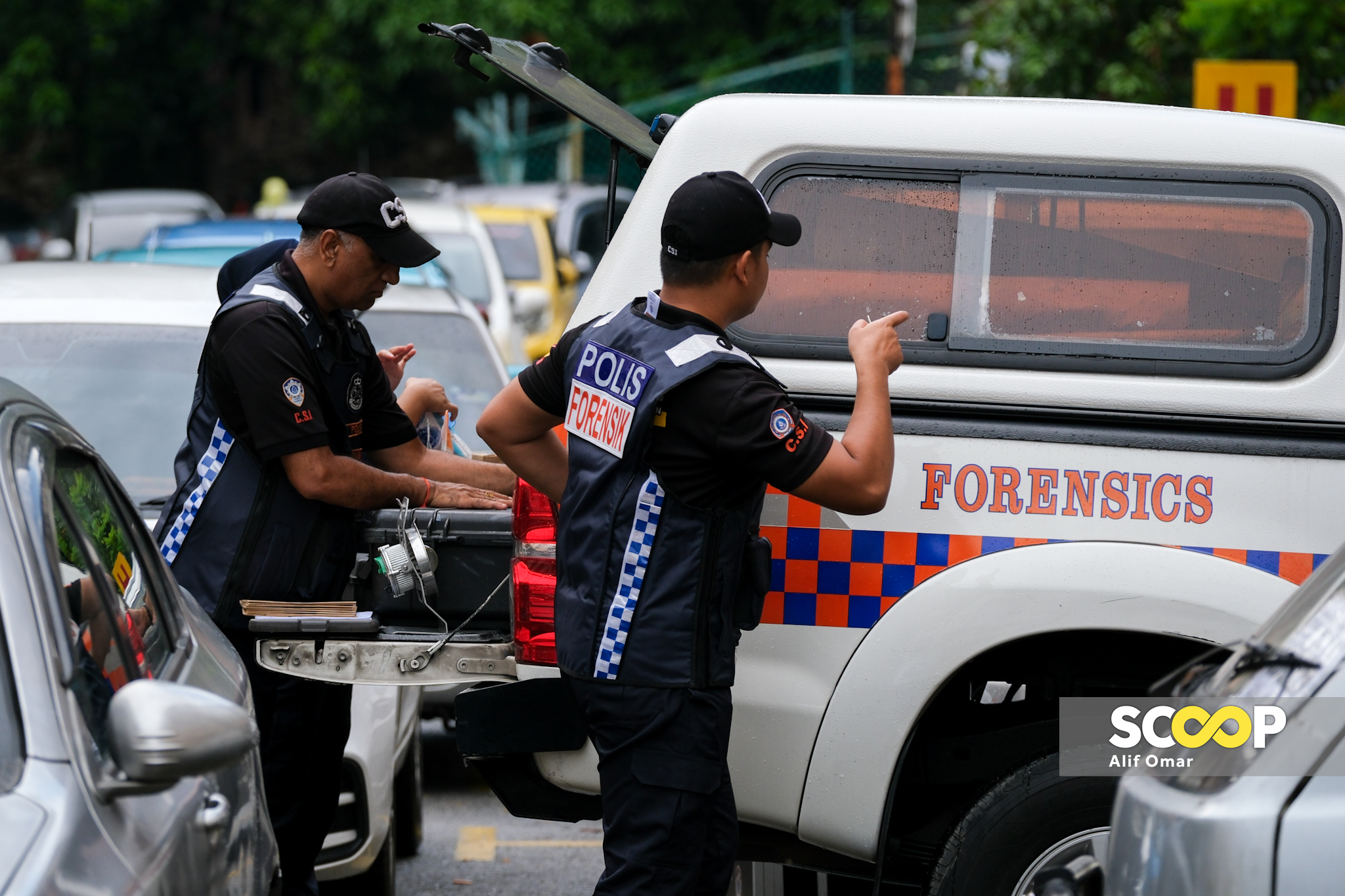 Forensics, Zayn Rayyan’s parents leave Idaman Apartments after 40-minute house inspection