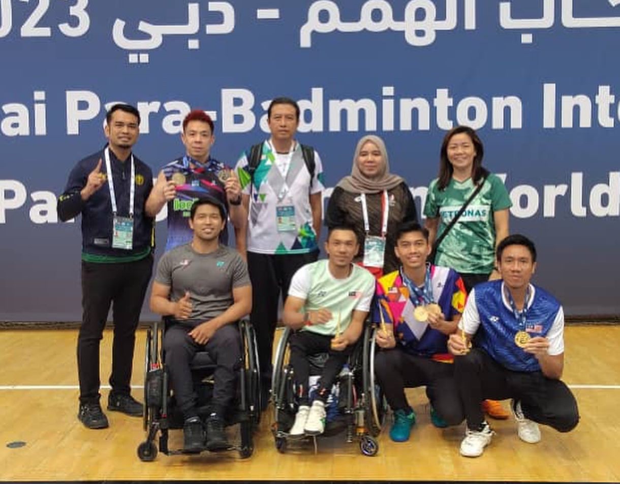 Malaysia para badminton team end 2023 with three-gold haul in Dubai