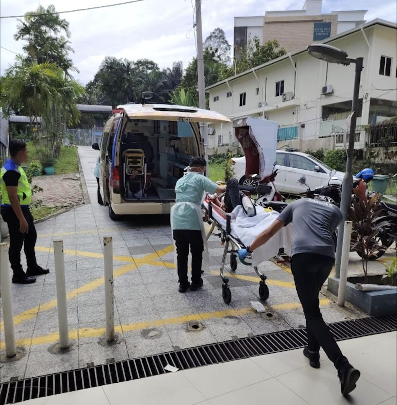 Woman hit by KTM train near PWTC this morning