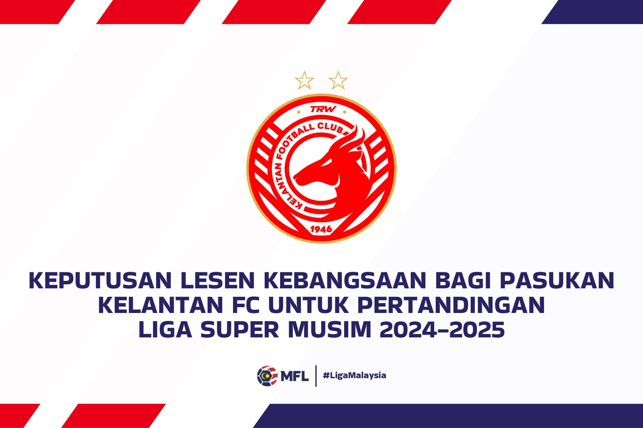 Kelantan FC fined RM20,000, National Licence application rejected