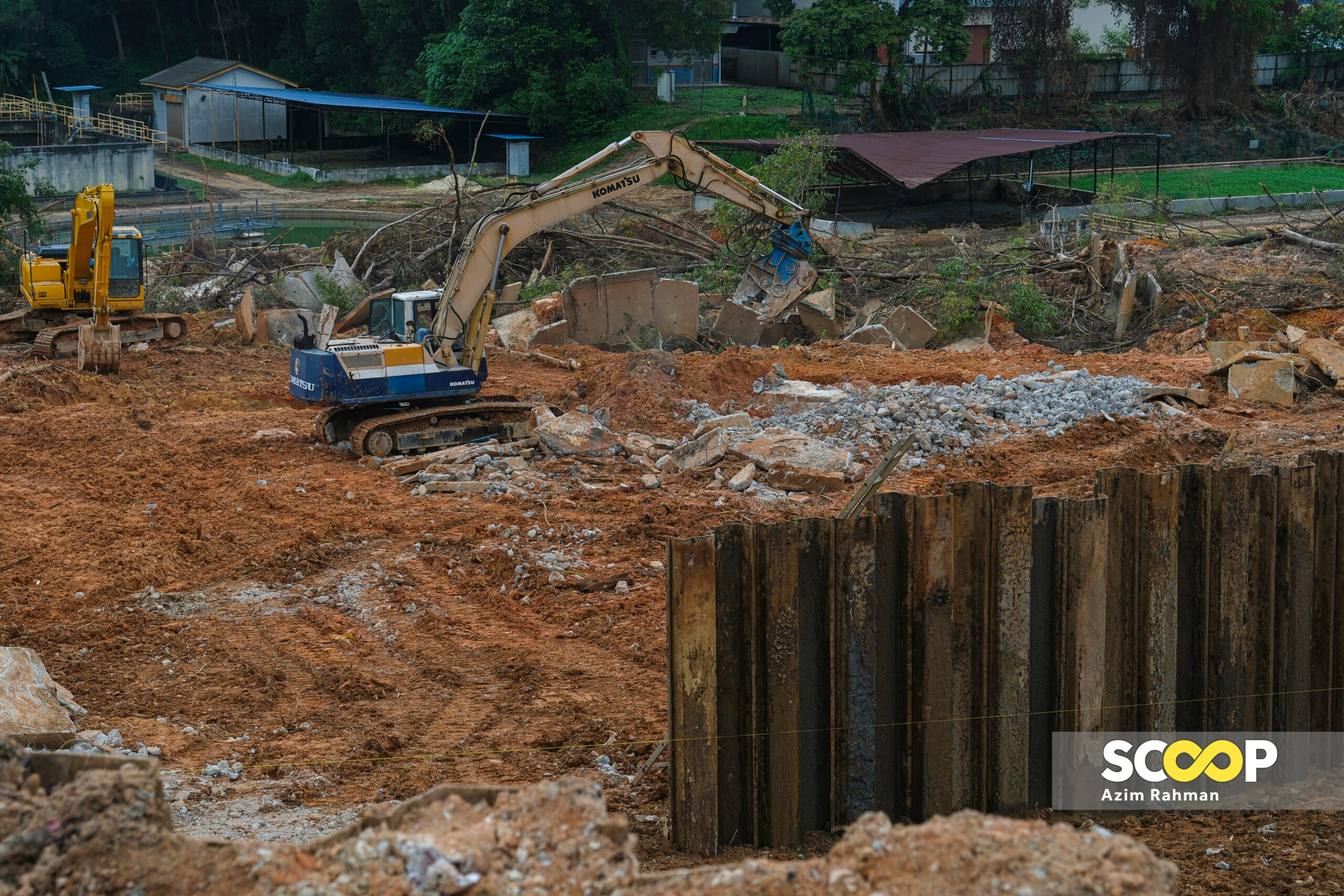 Taman Wawasan monsoon drain 9.3% complete as of today