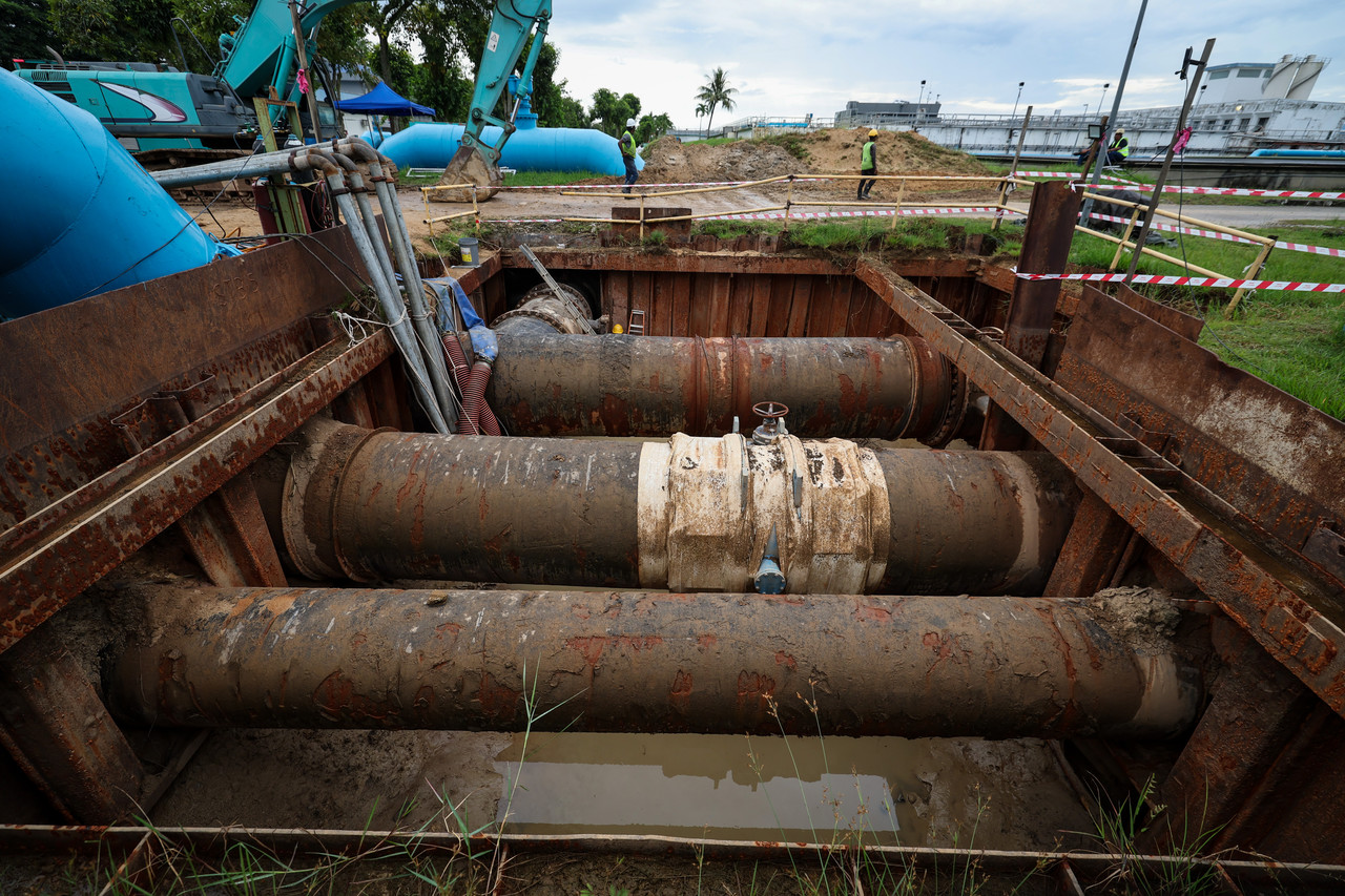 Penang four-day water cut commences as repair works begin