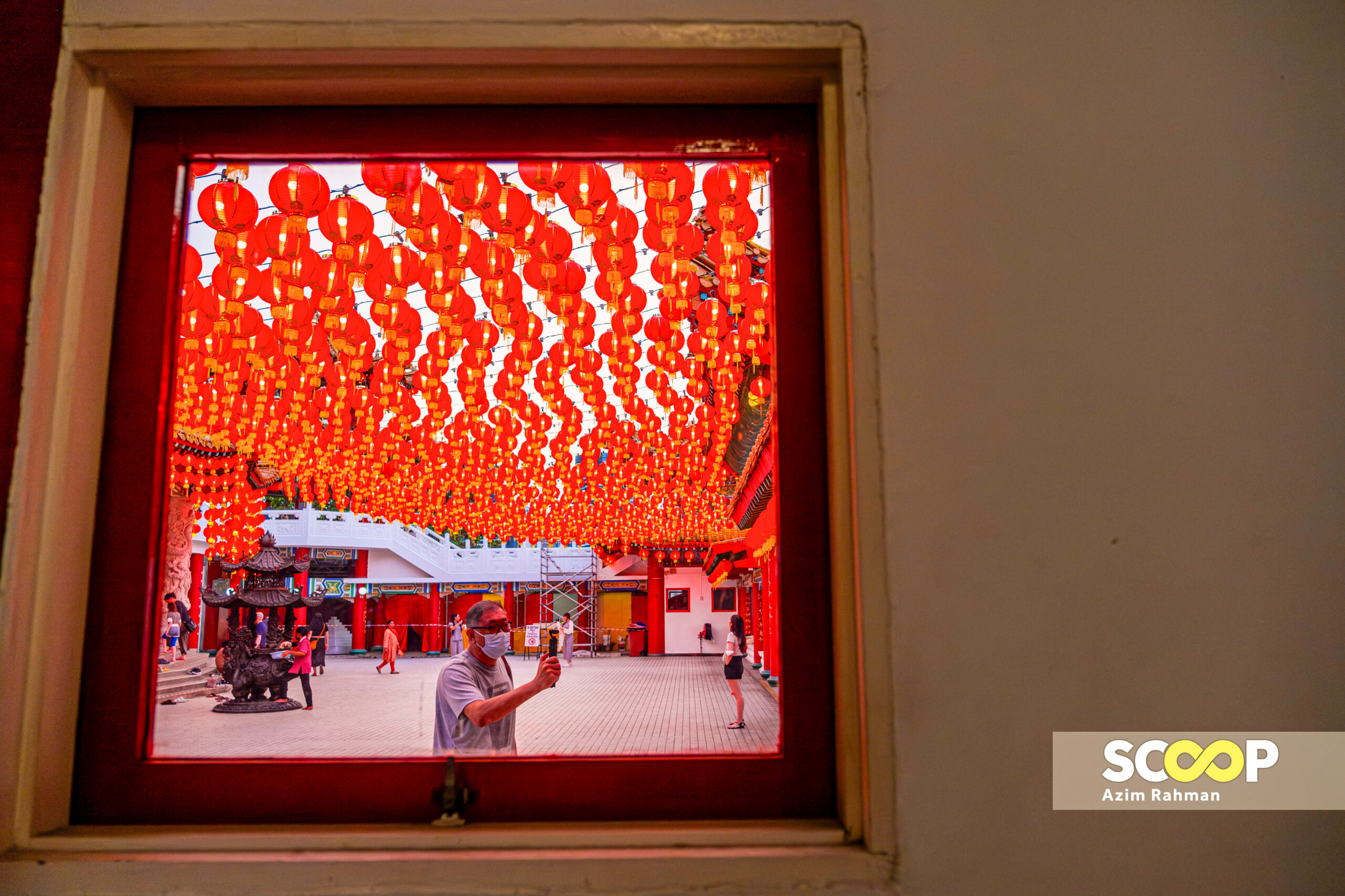 Photo of the day: Dazzling display of red with CNY ahead