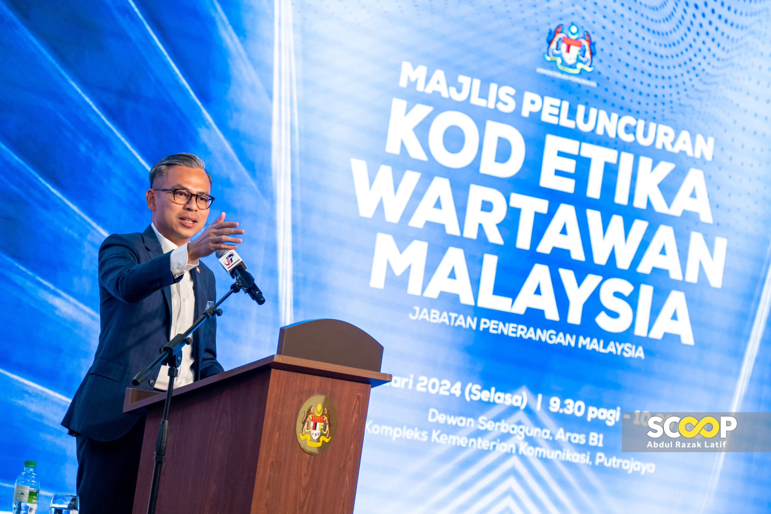 New code of ethics for journalists safeguards media freedom, says Fahmi