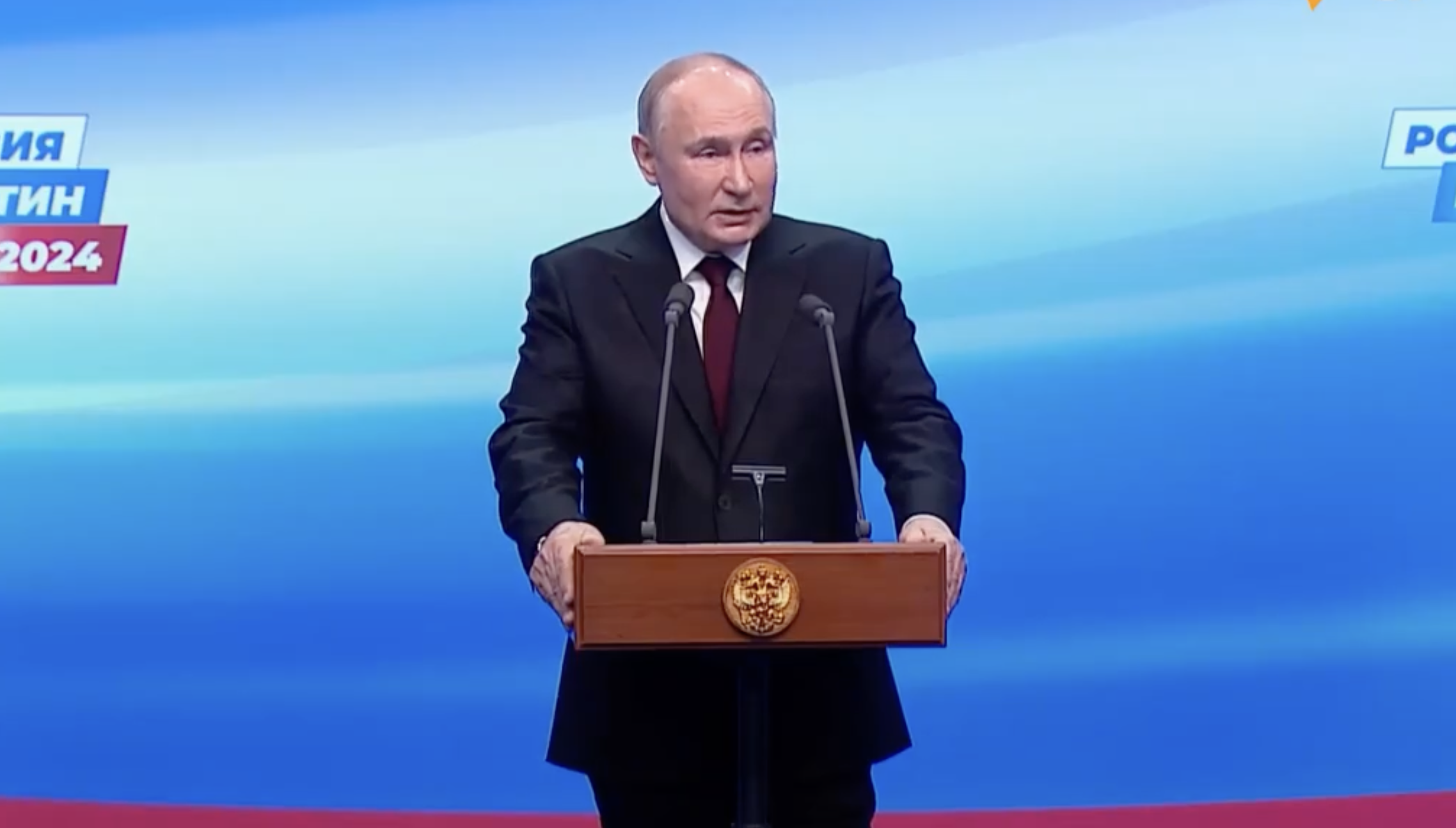 Vladimir Putin easily maintains hold on Russian presidency with 87.2% of the vote