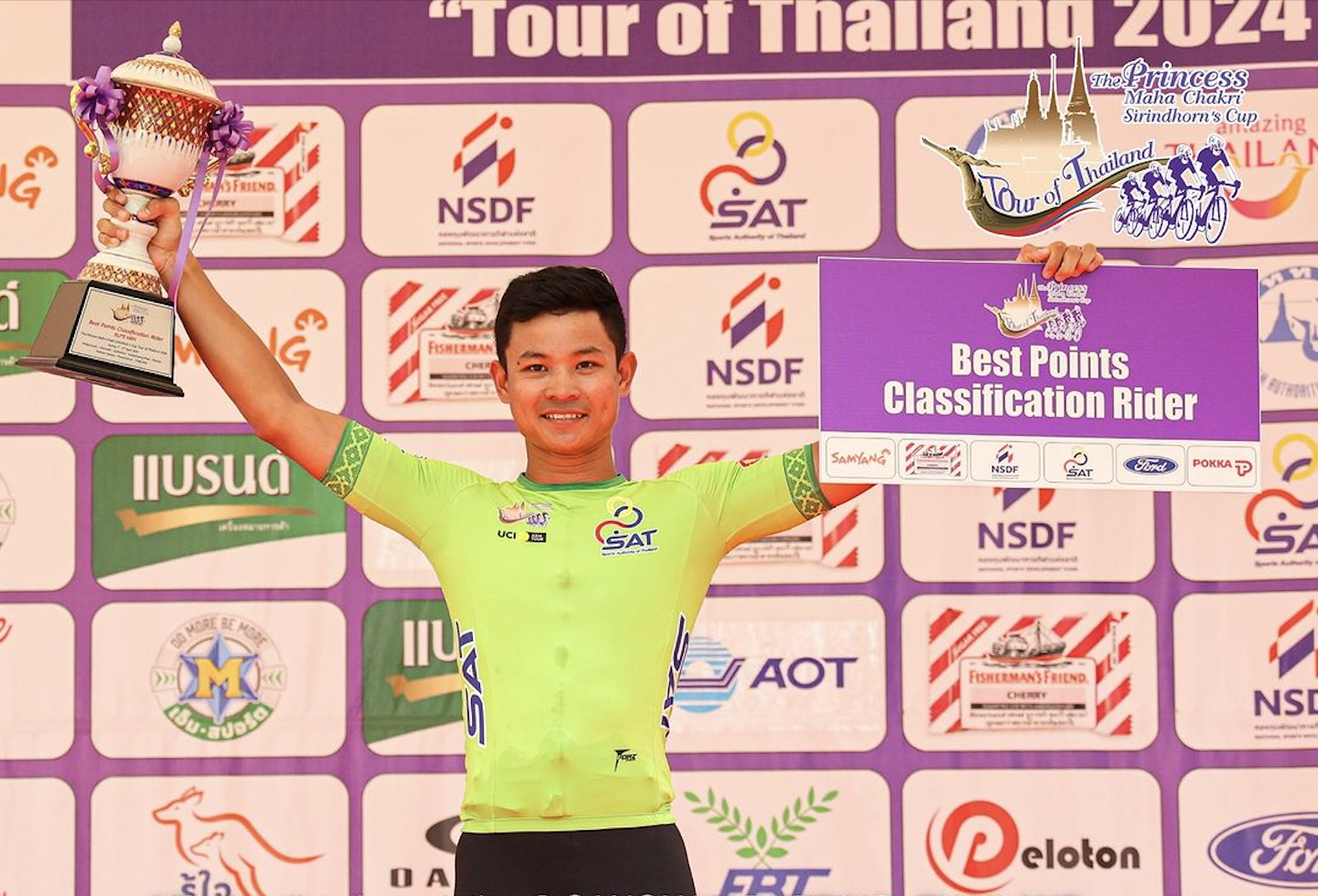 Wake-up call leads to Izzat winning a green jersey at the Tour of Thailand