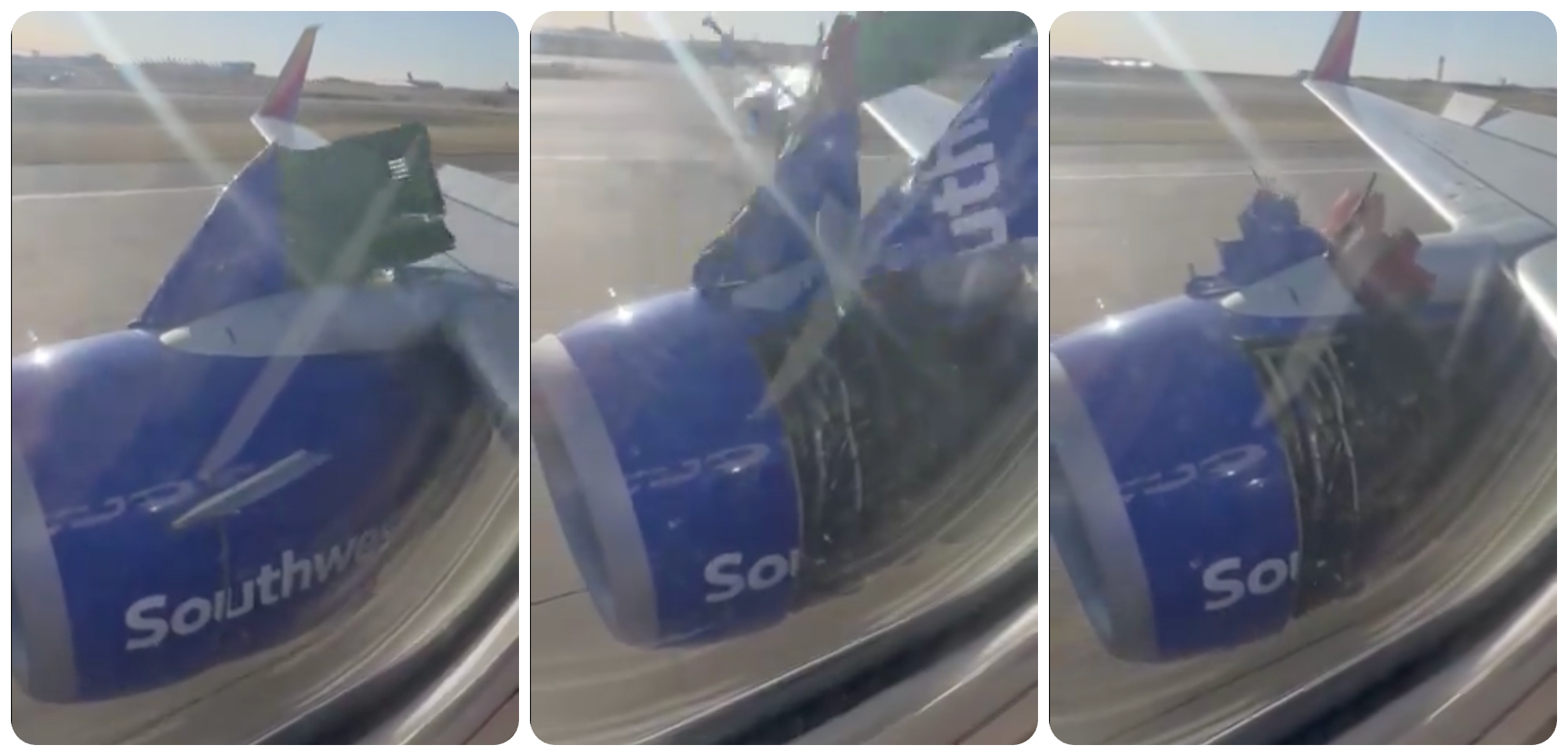 More Boeing woes: engine cover dramatically tears off 737 during take-off