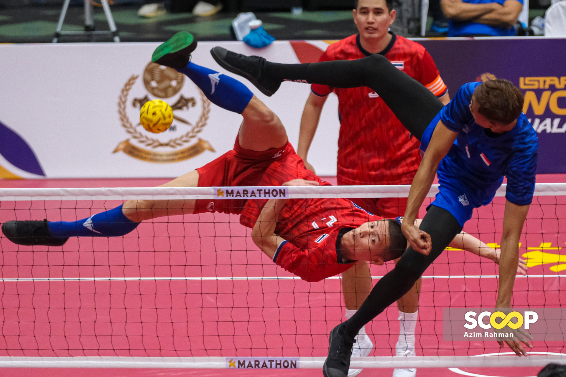 Heavyweights Thailand survive mini scare in second set to beat Singapore