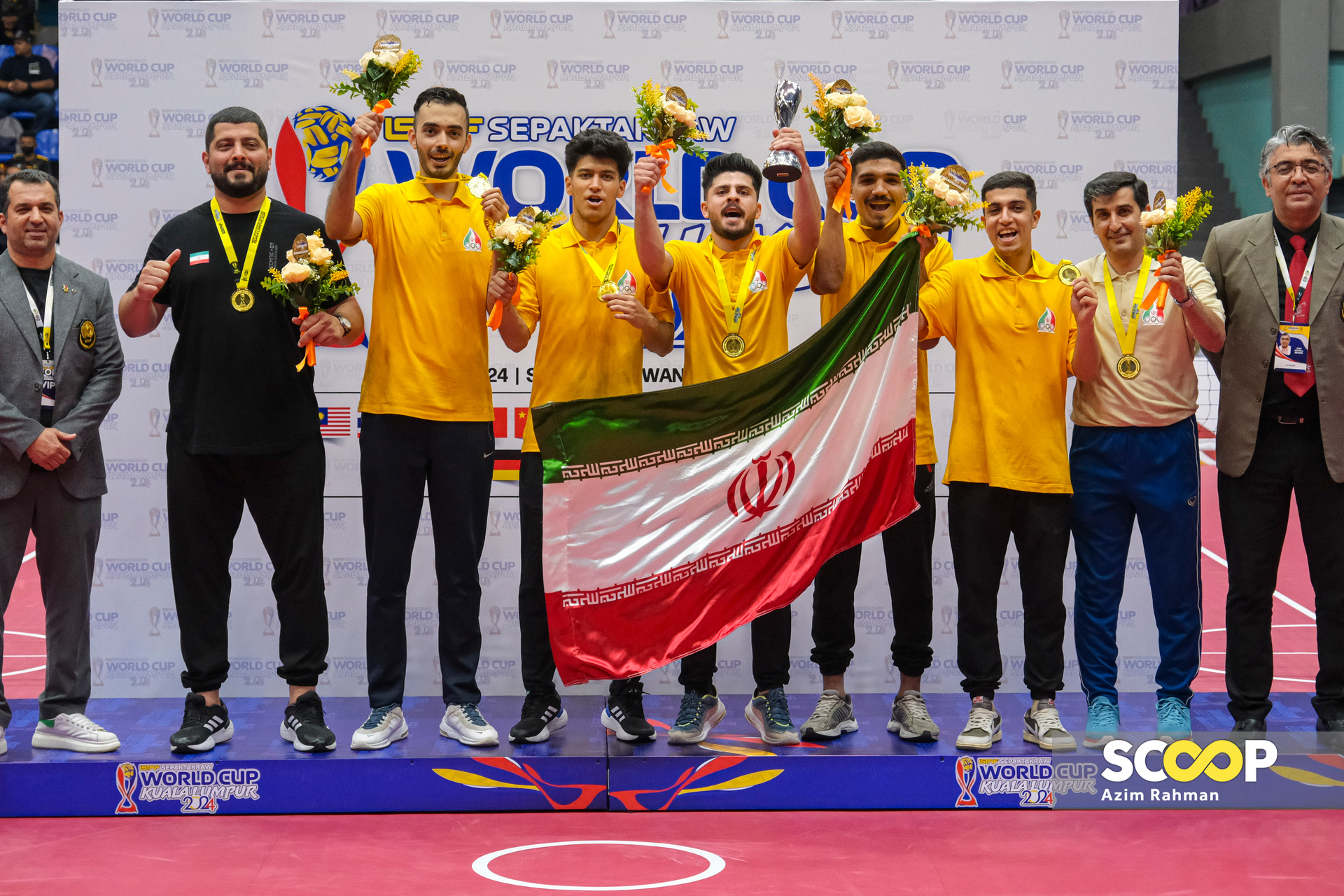 Sepak Takraw World Cup: Iran sweep Division 1 titles amid presidential tragedy