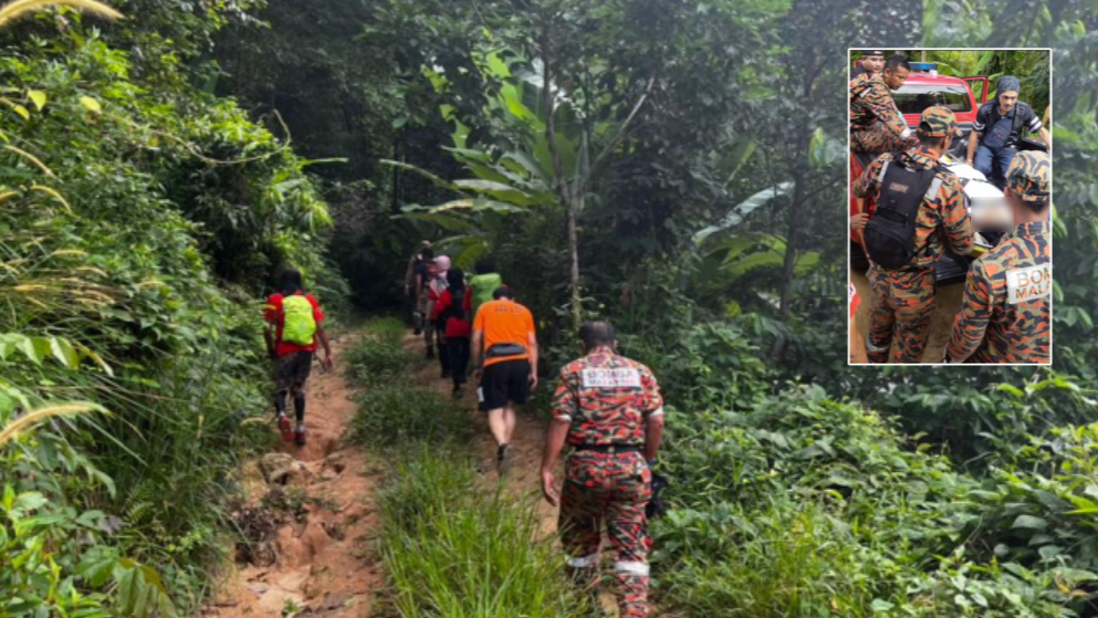 Remaja sesat ketika daki Bukit Broga meninggal dunia terjatuh gaung