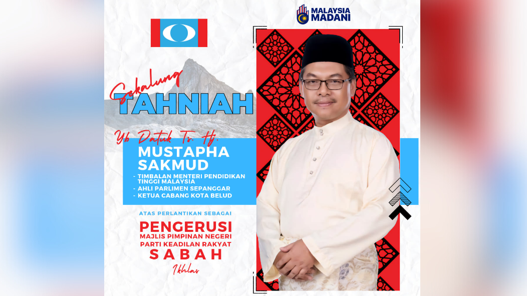 Ahli Parlimen Sepanggar dilantik Pengerusi PKR Sabah yang baharu
