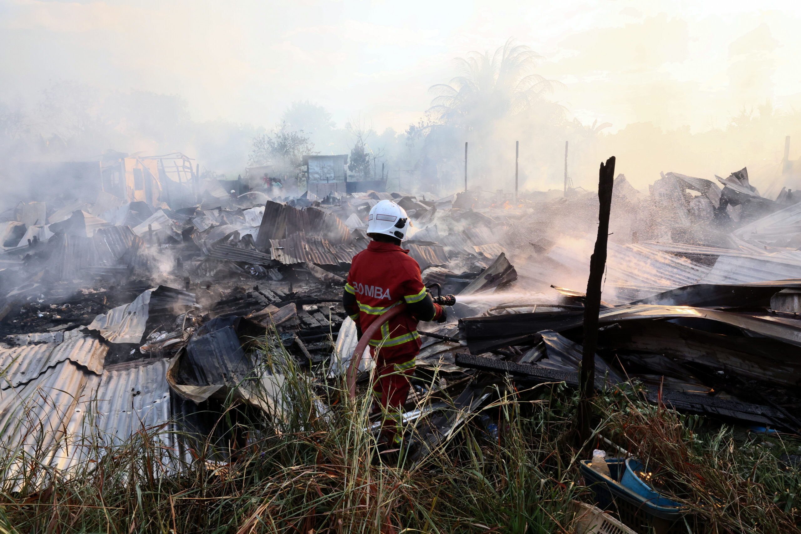 Kebakaran: 22 rumah musnah, 146 hilang tempat tinggal di Sandakan