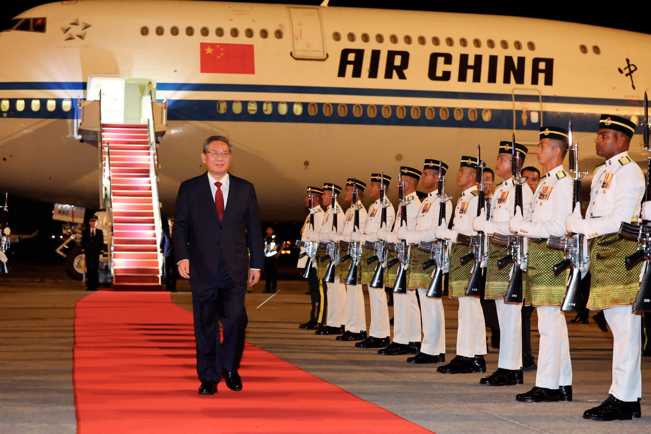 China’s Premier Li Qiang lands in Malaysia for three-day official visit