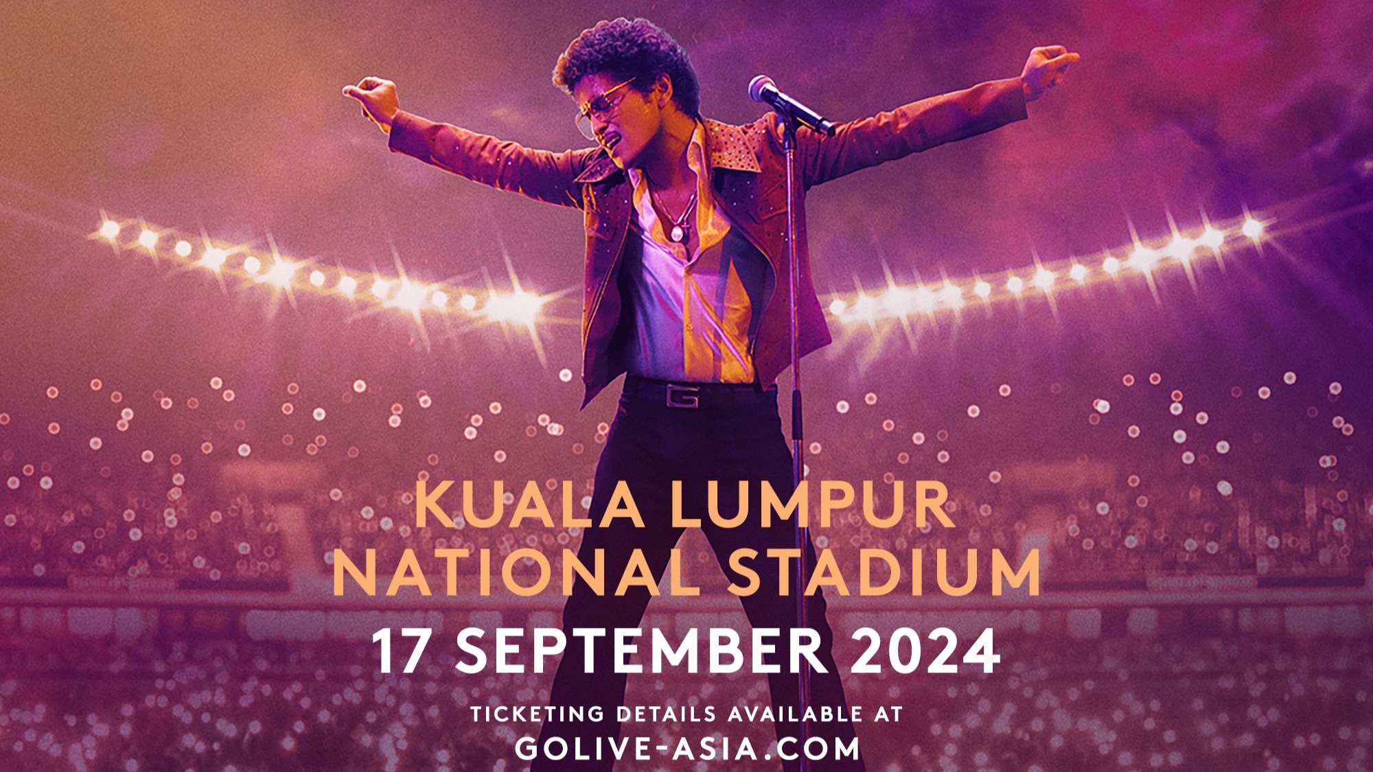 Bruno Mars’ 24K Magic in Malaysia this September 