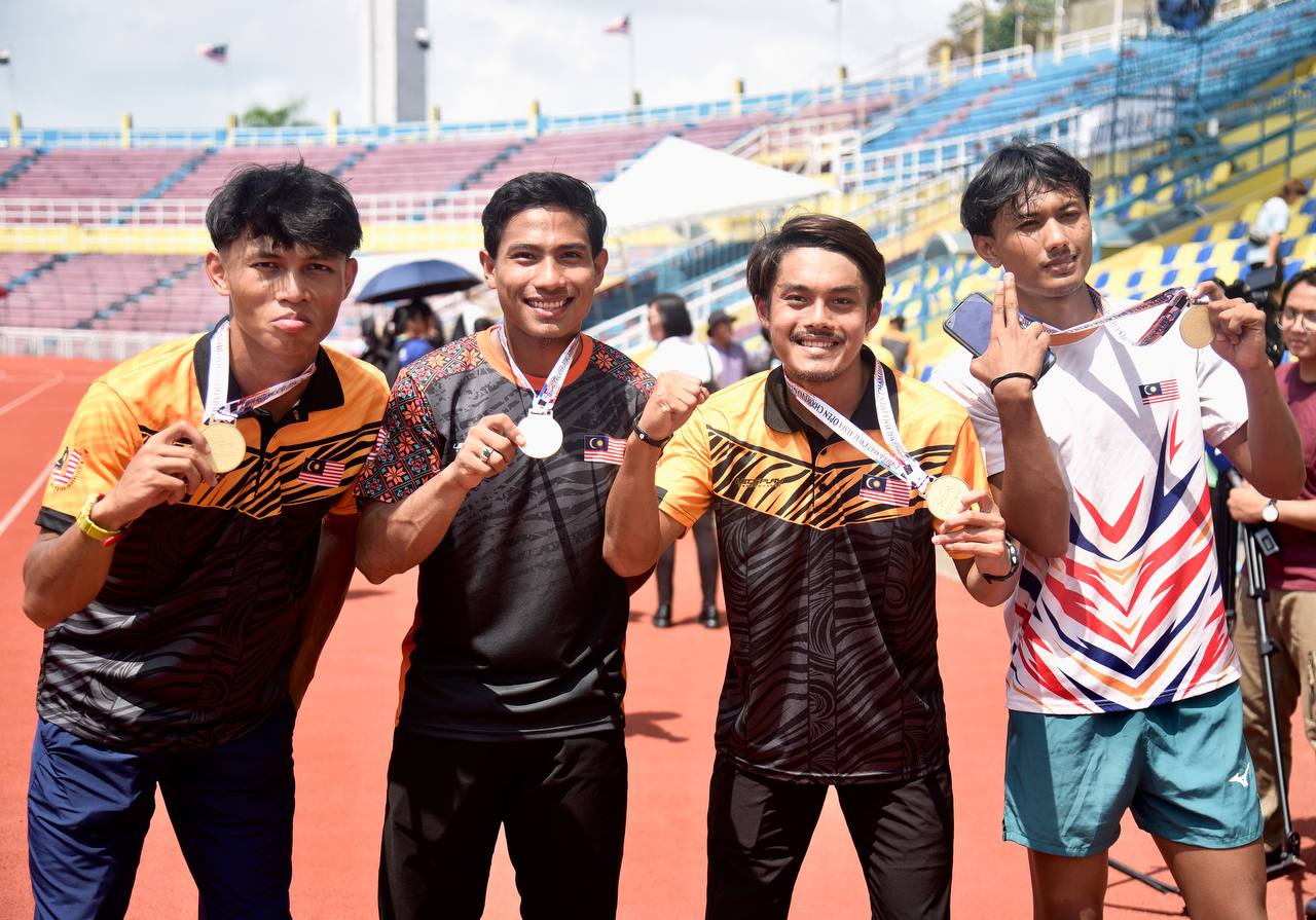 Masum's 4x100m relay team on cloud nine after clinching gold at the Malaysia Open