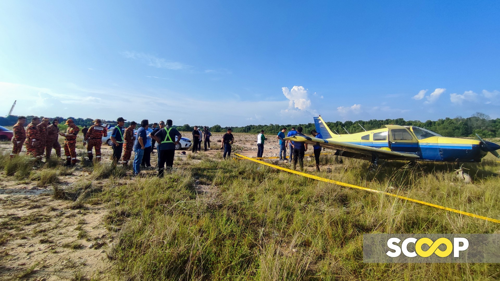 Pesawat ringan kendalian Kelab Penerbangan Subang mendarat cemas dekat Pelabuhan Klang