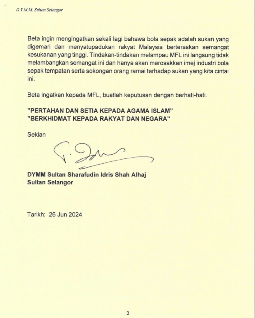 Sultan-Selangor-statement-3