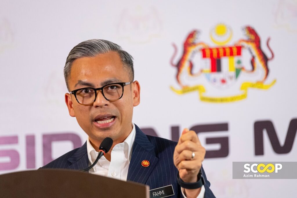 21022024 - Sidang media bersama Menteri Komunikasi, Fahmi Fadzil di Kementerian Komunikasi Putrajaya - AZIM RAHMAN