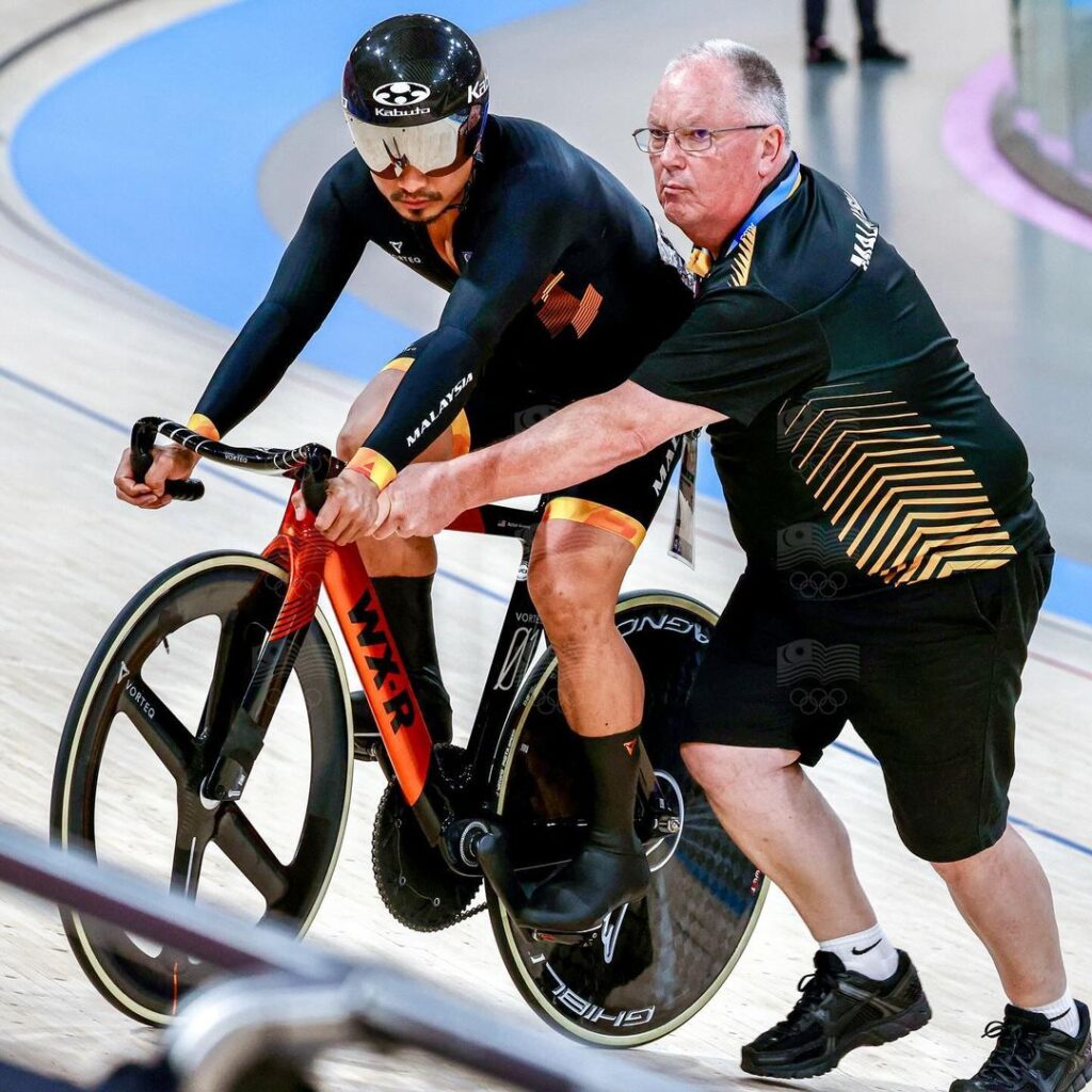 Azizulhasni and John Beasley Paris Olympics – Insta