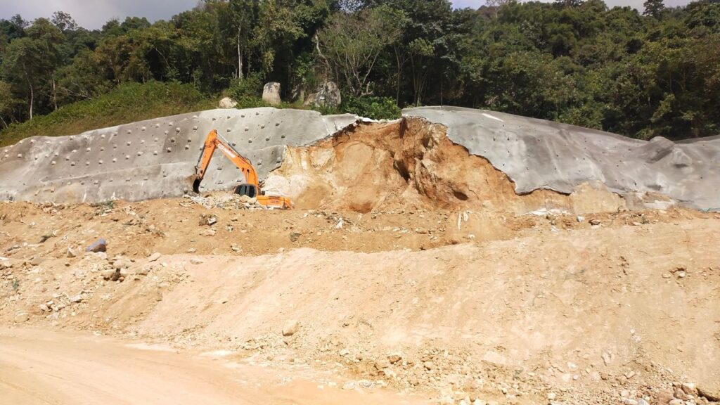 Seri Delima roadworks