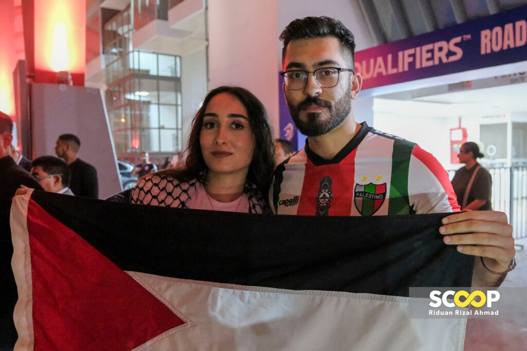 10092024 - Palestine vs Jordan world cup qualifier at Stadium Kuala Lumpur. RIDUAN RIZAL AHMAD12