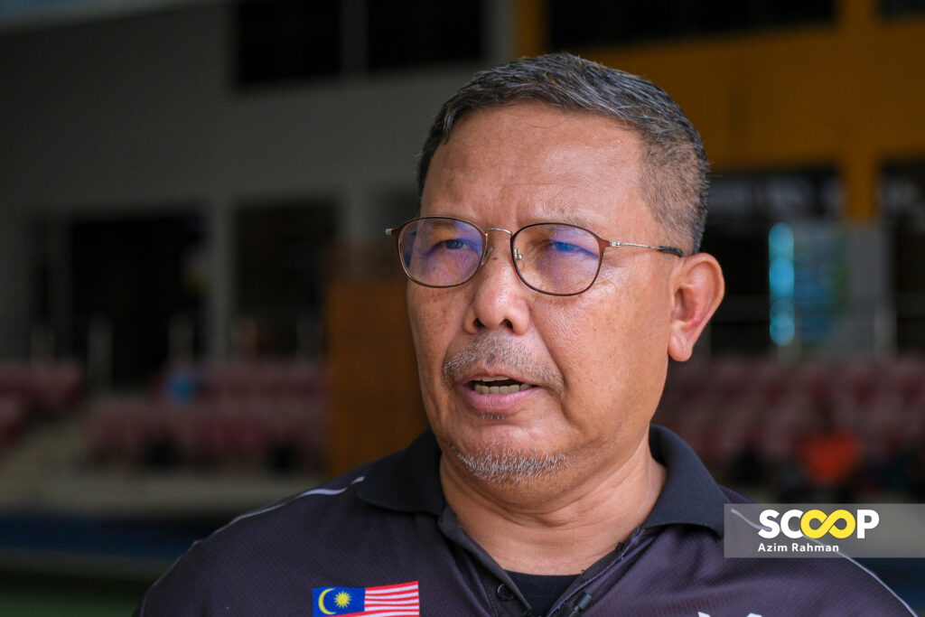 20022024 - Sesi latihan pasukan kebangsaan Boling Padang dan temuramah Presiden Persekutuan Lawn Bowls Malaysia (MLBF) di Kompleks Boling Padang Bukit Kiara - AZIM RAHMAN