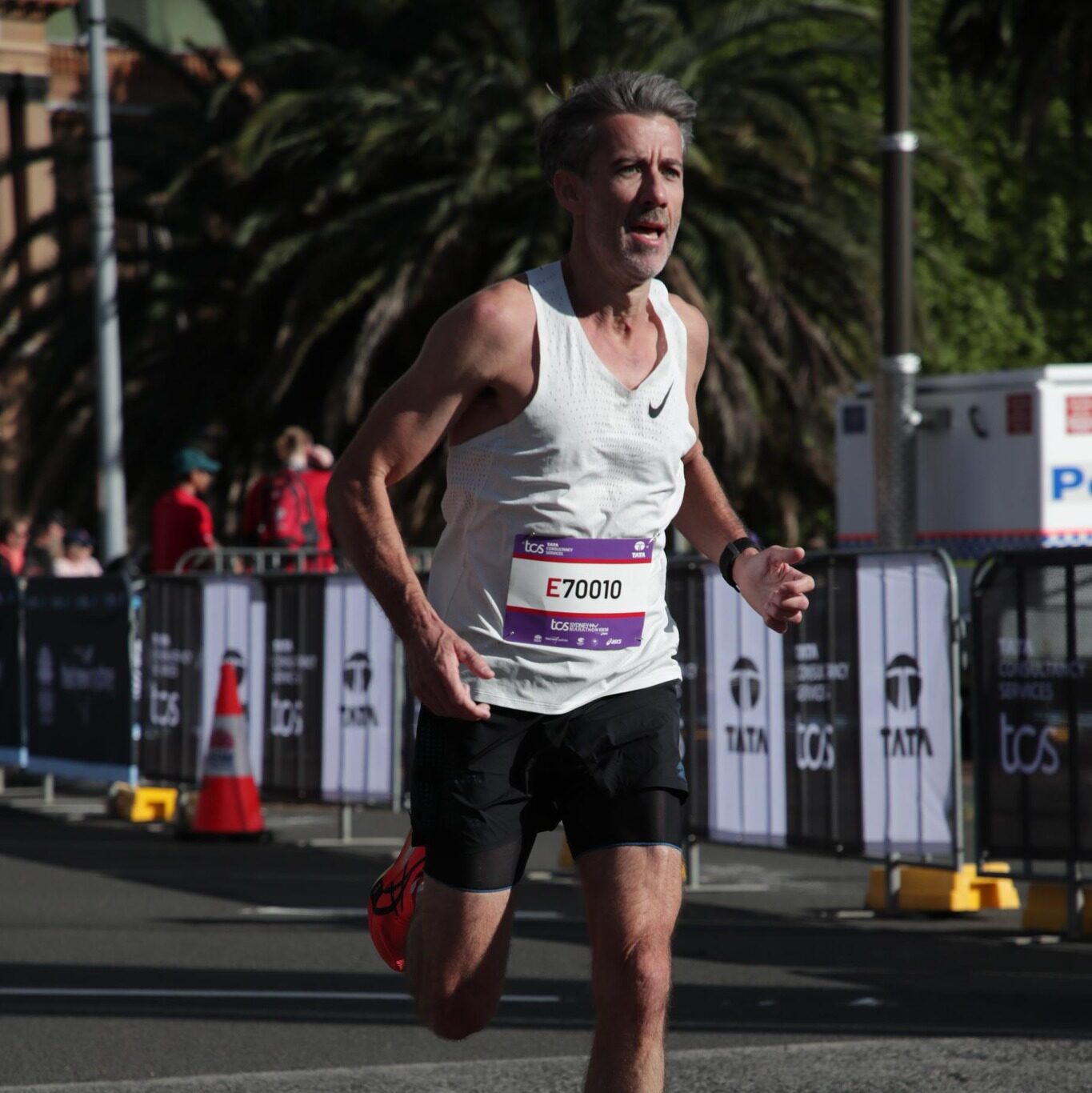 Jeffrey Rose during 10km race at TCS Sydney Marathon this month - FB pic - 24092024