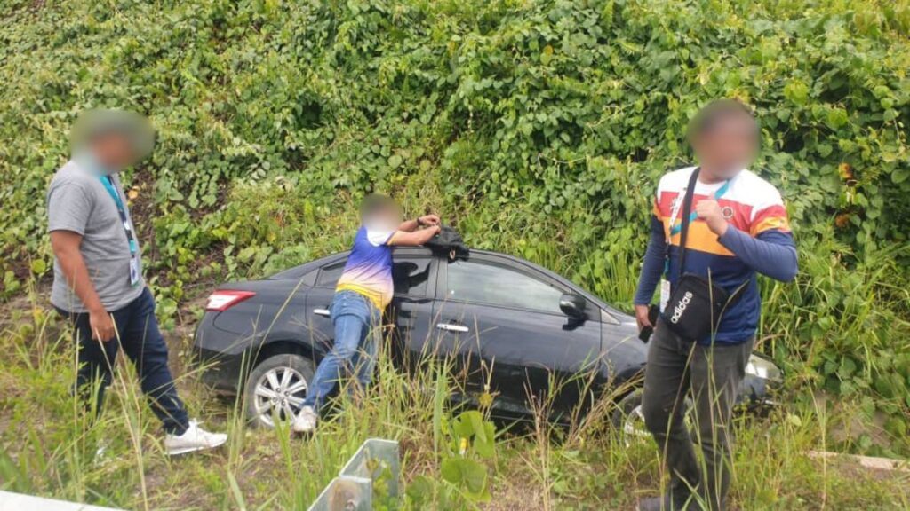 LTdL accident at kilometre 848.5 of the Bintulu-Miri Highway - Scoop pic - 05102024